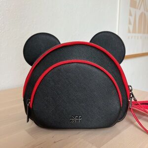 Freshly Picked Mickey Anaheim Black and Red Women's Belt Bag